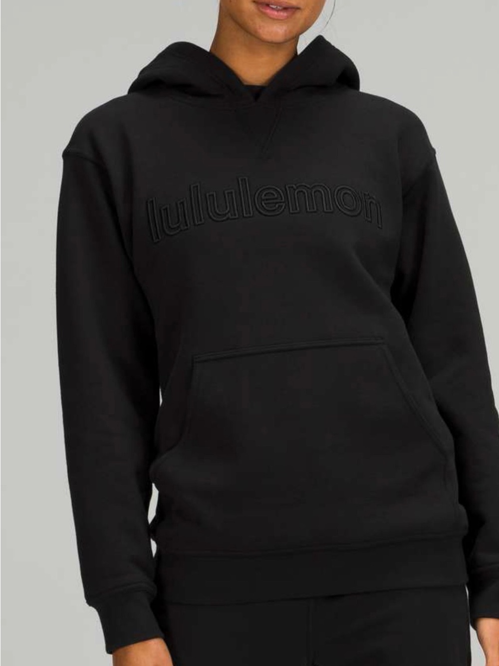 Lululemon all your graphic hoodie black size 4